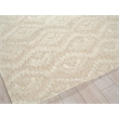 Bargello Hand-Tufted New Zealand Wool Beige 6'x9' Area Rug