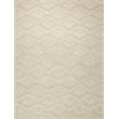 Bargello Hand-Tufted New Zealand Wool Beige 6'x9' Area Rug