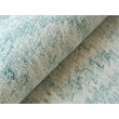Bargello Hand-Tufted New Zealand Wool Turquoise 4'x6' Area Rug