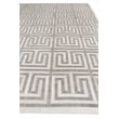 Berlin Hand-Tufted Leather/Viscose Silver/Ivory 8'x10' Area Rug