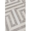 Berlin Hand-Tufted Leather/Viscose Silver/Ivory 8'x10' Area Rug