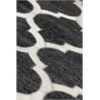 Berlin Hand-Tufted Leather/Viscose Charcoal/Ivory 11'6