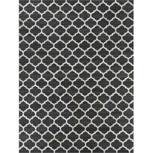 Berlin Hand-Tufted Leather/Viscose Charcoal/Ivory 9'6&quotx13'6&quot Area Rug