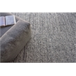 Borelli Handloomed New Zealand Wool Light Gray 6'x9' Area Rug