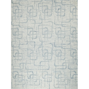 Breeze Hand-Tufted New Zealand Wool Light Blue 10'x14' Area Rug