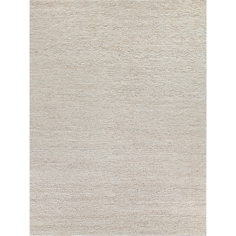 Borelli Handloomed New Zealand Wool Beige 9'x12' Area Rug