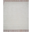 Brunello Modern Handloomed Silky Nylon White 8'x10' Area Rug