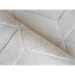 Brunello Modern Handloomed Silky Nylon White 8'x10' Area Rug