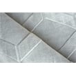Brunello Modern Handloomed Silky Nylon Light Silver 6'x9' Area Rug