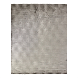 Bubble Handloomed Viscose Dark Gray 12'x15' Area Rug