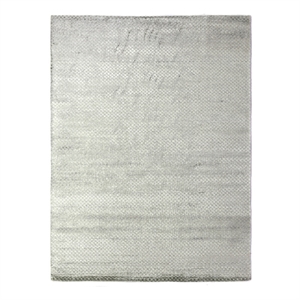 Bubble Handloomed Viscose Light Green 12'x15' Area Rug