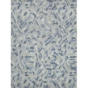 Botanica Hand-Tufted New Zealand Wool Blue/Ivory/Multi 5'x8' Area Rug