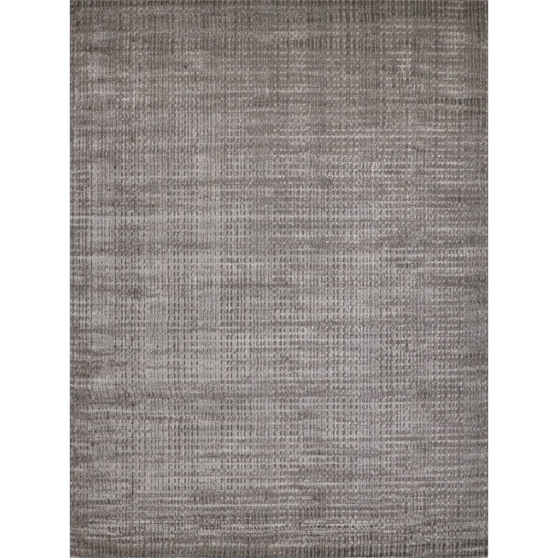 Cabrini Modern Handloomed Silky Nylon Brown 4'x6' Area Rug