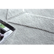 Brunello Modern Handloomed Silky Nylon Light Silver 4'x6' Area Rug
