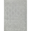 Brunello Modern Handloomed Silky Nylon Light Silver 4'x6' Area Rug