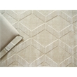 Brunello Modern Handloomed Silky Nylon Light Beige 4'x6' Area Rug