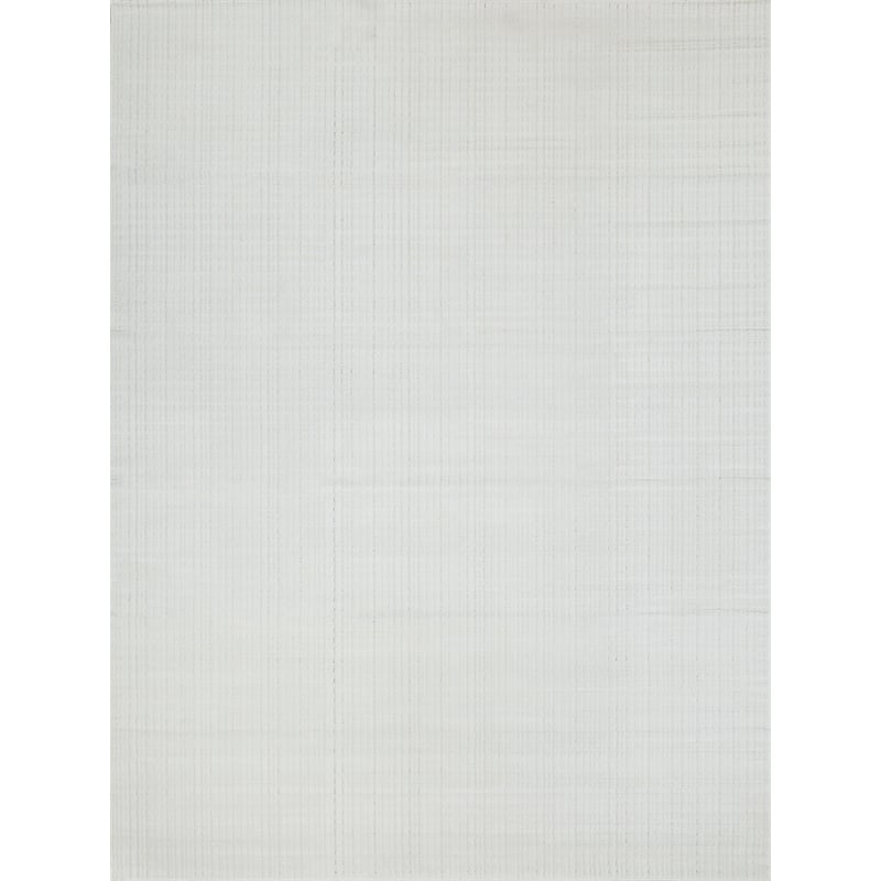 Cabrini Modern Handloomed Silky Nylon White 8'x10' Area Rug