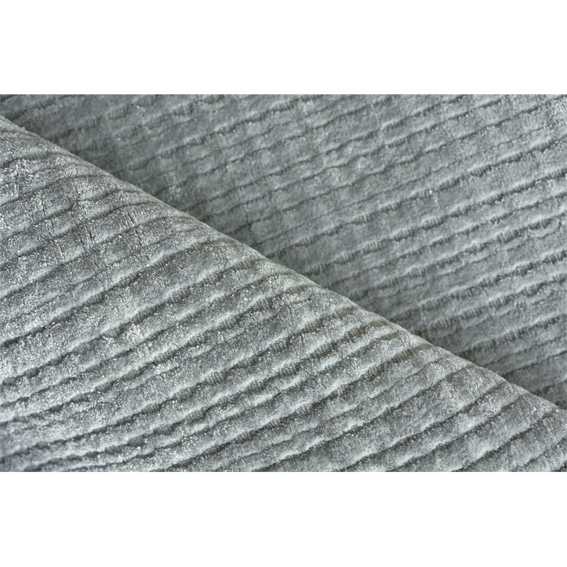 Cabrini Modern Handloomed Silky Nylon Light Silver 14'x18' Area Rug