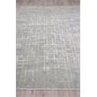 Camora Modern Handloomed Silky Nylon Light Silver 12'x15' Area Rug