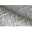 Camora Modern Handloomed Silky Nylon Light Silver 12'x15' Area Rug