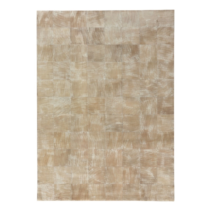 Capri Hand-Tufted Leather Suede Beige 9'6