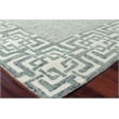 Caprice Hand-Tufted New Zealand Wool Aqua 5'x8' Area Rug