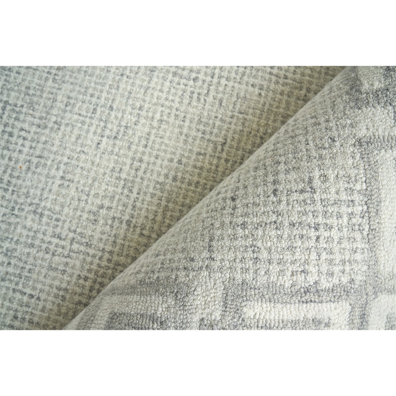 Caprice Hand-Tufted New Zealand Wool Silver 10'x14' Area Rug