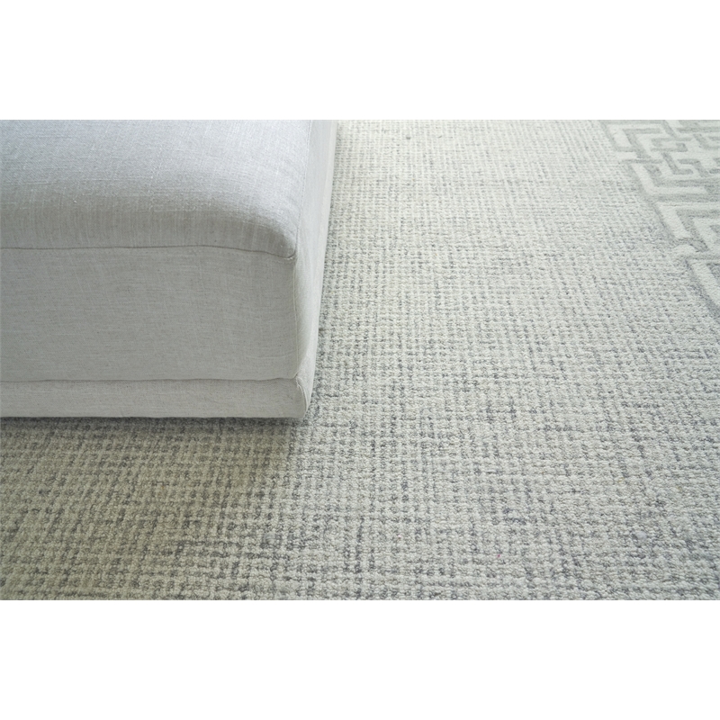 Caprice Hand-Tufted New Zealand Wool Silver 10'x14' Area Rug