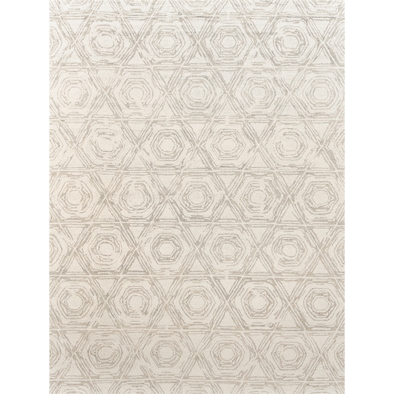 Caprice Hand-Tufted New Zealand Wool Silver 12'x15' Area Rug