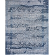 Cadence Hand-Knotted Wool/Bamboo Silk Light Blue 9'x12' Area Rug