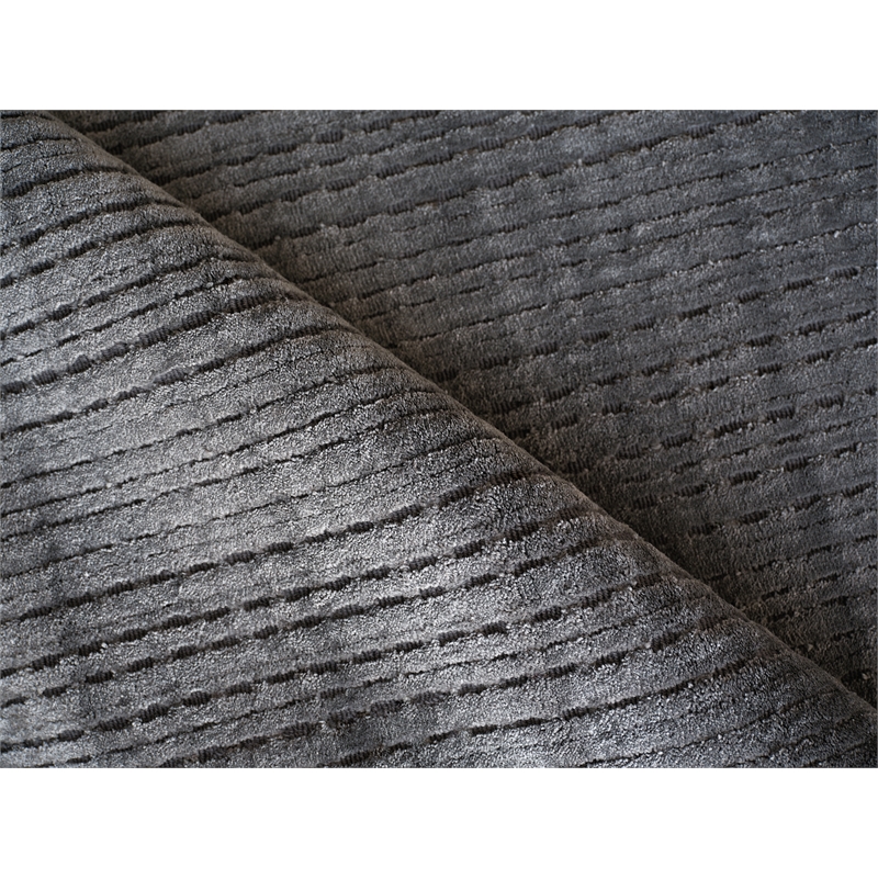 Cabrini Modern Handloomed Silky Nylon Gray 4'x6' Area Rug