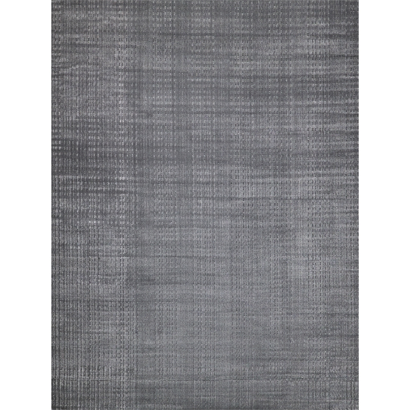 Cabrini Modern Handloomed Silky Nylon Gray 4'x6' Area Rug
