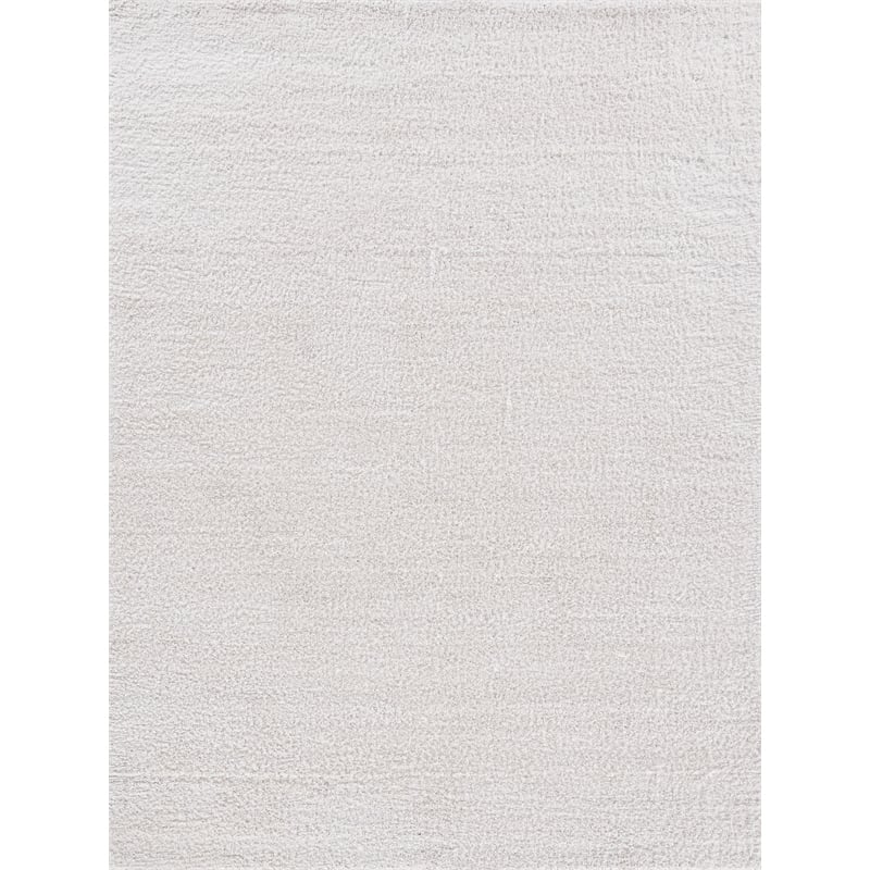 Calla Handloomed Bamboo Silk White 14'x18' Area Rug