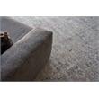 Cambridge Handloomed Wool/Bamboo Silk Silver/Brown 14'x18' Area Rug