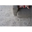 Cambridge Handloomed Wool/Bamboo Silk Silver/Brown 14'x18' Area Rug
