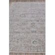 Cambridge Handloomed Wool/Bamboo Silk Silver/Brown 6'x9' Area Rug