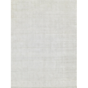 Camora Modern Handloomed Silky Nylon White 14'x18' Area Rug