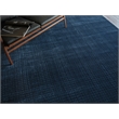Cabrini Modern Handloomed Silky Nylon Navy 2'x3' Area Rug