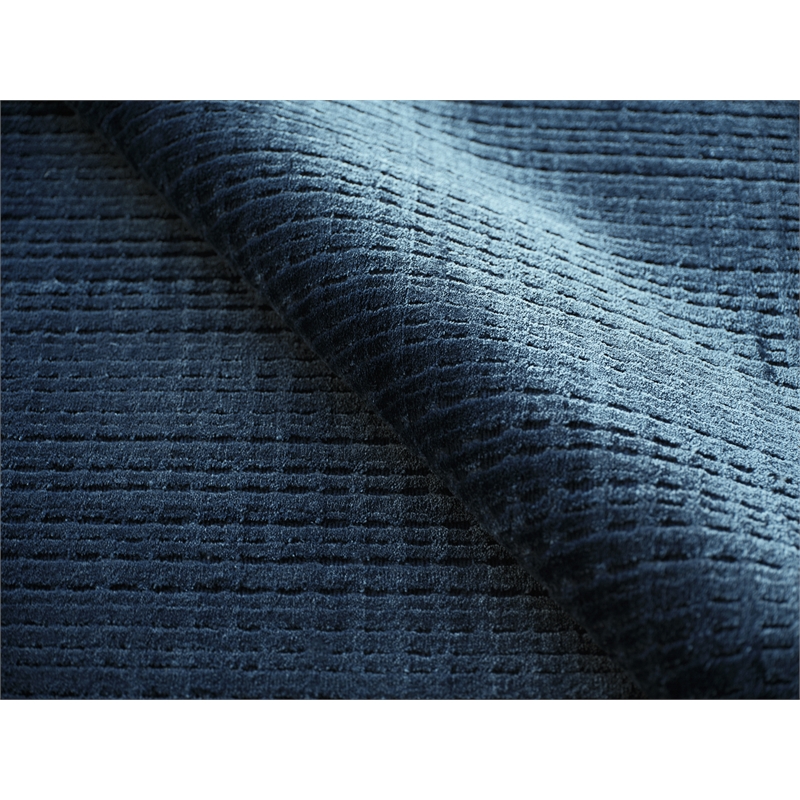 Cabrini Modern Handloomed Silky Nylon Navy 4'x6' Area Rug