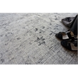 Cambridge Handloomed Wool/Bamboo Silk Gray/Silver 4'x6' Area Rug