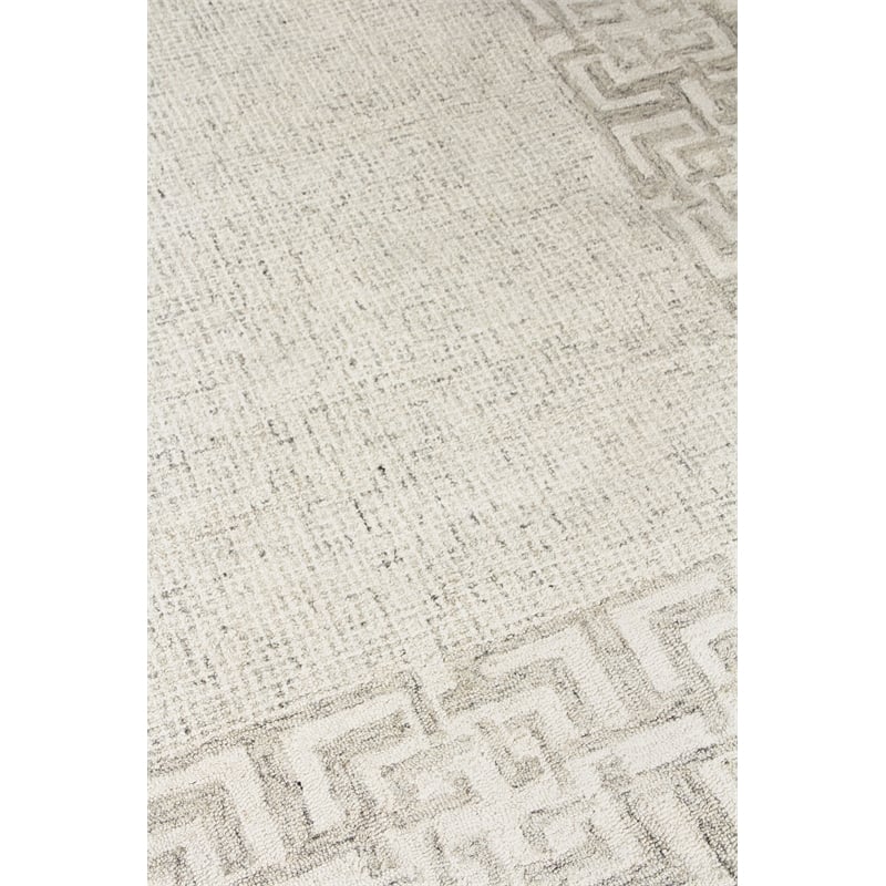 Caprice Hand-Tufted New Zealand Wool Gray 8'x10' Area Rug