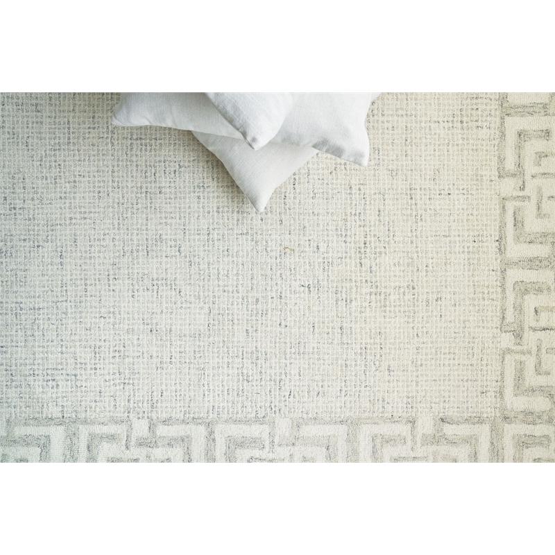 Caprice Hand-Tufted New Zealand Wool Gray 8'x10' Area Rug