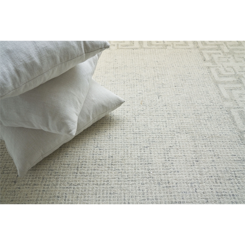 Caprice Hand-Tufted New Zealand Wool Gray 9'x12' Area Rug