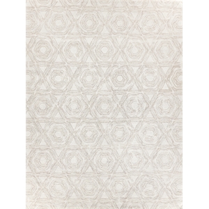 Caprice Hand-Tufted New Zealand Wool Beige/Ivory 5'x8' Area Rug