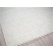 Camora Modern Handloomed Silky Nylon White 2'x3' Area Rug