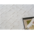 Camora Modern Handloomed Silky Nylon White 2'x3' Area Rug