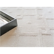 Camora Modern Handloomed Silky Nylon White 2'x3' Area Rug