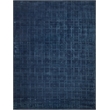Camora Modern Handloomed Silky Nylon Navy 9'x12' Area Rug