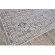 Cambridge Handloomed Wool/Bamboo Silk Silver/Blue 4'x6' Area Rug