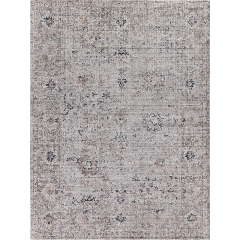 Cambridge Handloomed Wool/Bamboo Silk Silver/Blue 4'x6' Area Rug
